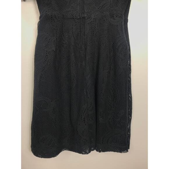 Lilly Pulitzer Jasleen Mini Black Wrap Lace Romper Dress Shorts Womens XS Resort - Picture 8 of 16
